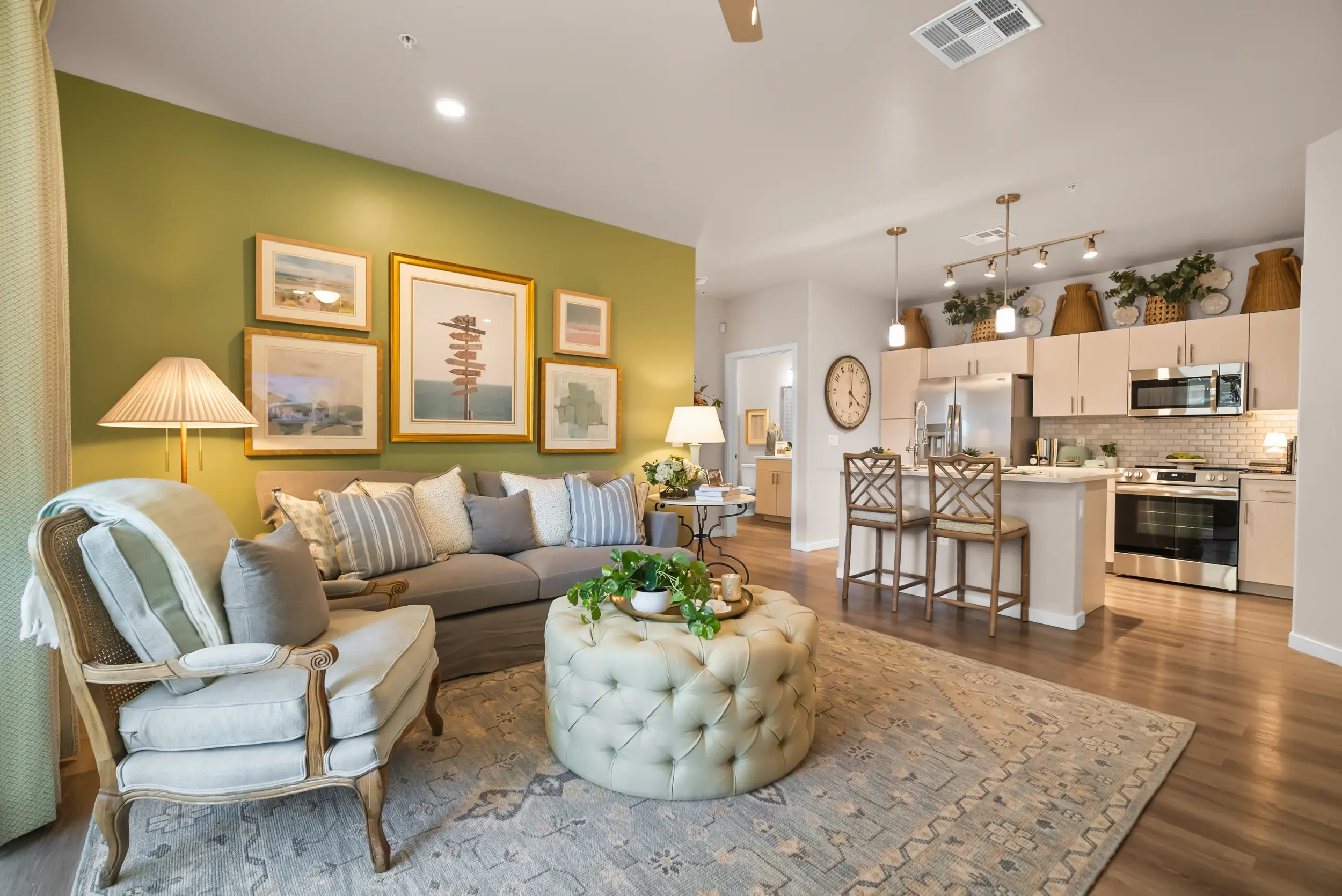 HSL one-bedroom apartment interior